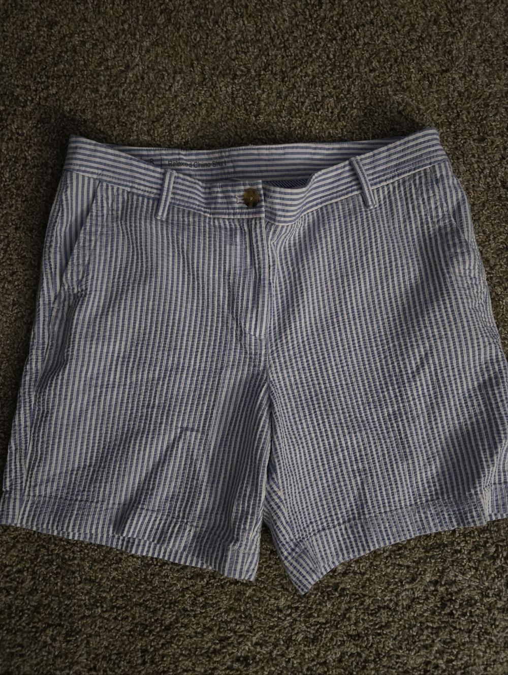 Talbots Sz8, Relaxed Chino Short, Seersucker